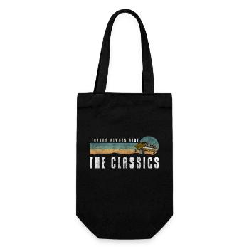 Car Classic Engine Legend - Gift Bag for Bottles - black - Front