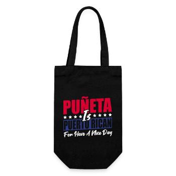 Puerto Rico Shirt Puñeta - Gift Bag for Bottles - black - Front