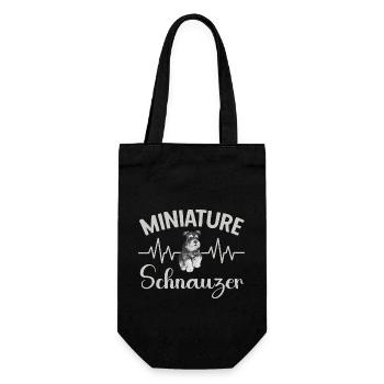 Schnauzer nain Chien Schnauzer - Sac à bouteille - noir - Devant