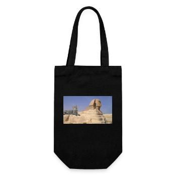 Cat and Sphinx - Gift Bag for Bottles - black - Front