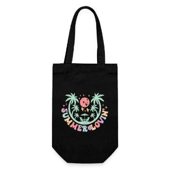 Summer Lovin' - Retro Design - Geschenkbeutel für Flaschen - Schwarz - Vorne