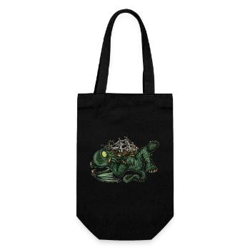 Batavia Cthulhu - Geschenkbeutel für Flaschen - Schwarz - Vorne