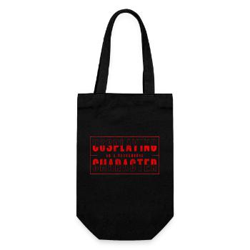 Cosplay Manga Passion Fan - Gift Bag for Bottles - black - Front