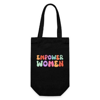 Empower Women - Gift Bag for Bottles - black - Front