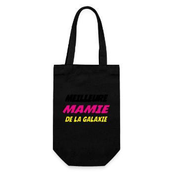 BEST GRANNY IN THE GALAXY - Gift Bag for Bottles - black - Front