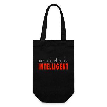 but intelligent - Gift Bag for Bottles - black - Front