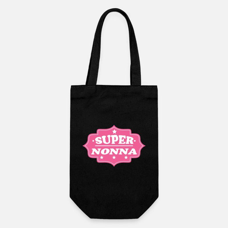 SUPER NONNA - Sac à bouteille - noir