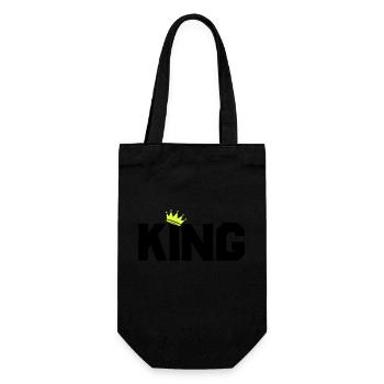 King - Gift Bag for Bottles - black - Front