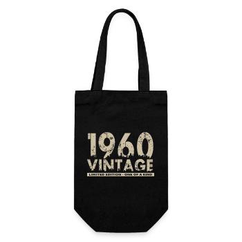 Vintage 1960 Bursdag - One of Kind - Sac à bouteille - noir - Devant