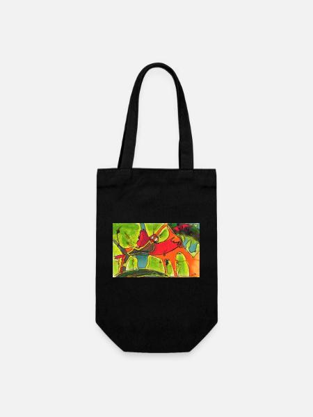 FUNtasy - Gift Bag for Bottles - black