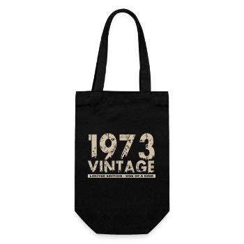 Vintage 1973 Bursdag - One of Kind - Sac à bouteille - noir - Devant