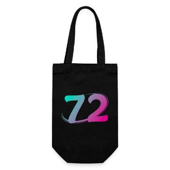 Numéro 71 multicolore - Sac à bouteille - noir - Devant