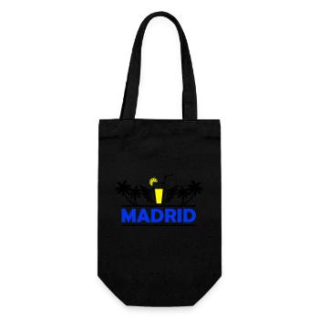Madrid 2 - Gift Bag for Bottles - black - Front