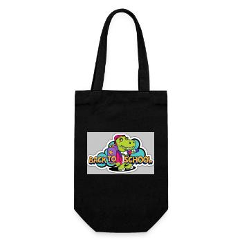 Back to school - Gift Bag for Bottles - black - Front
