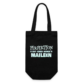 Nom femme Maileen - Sac à bouteille - noir - Devant