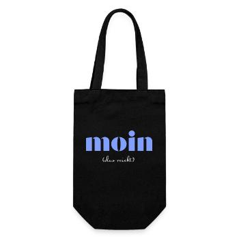 Hello - Gift Bag for Bottles - black - Front
