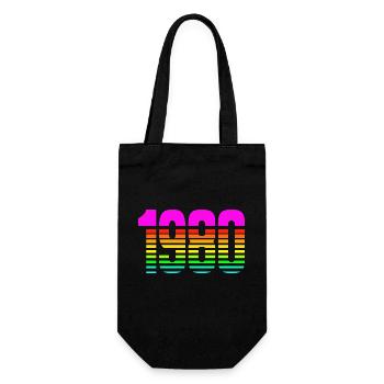 1980 - Gift Bag for Bottles - black - Front