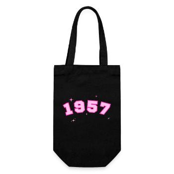 1957 rose étoile - Sac à bouteille - noir - Devant