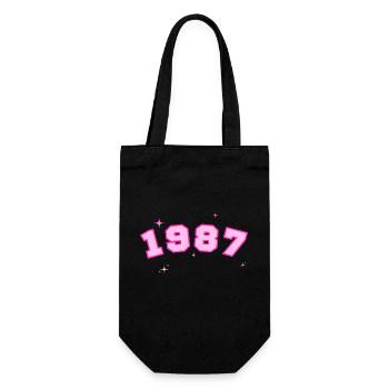 1987 rose étoile - Sac à bouteille - noir - Devant