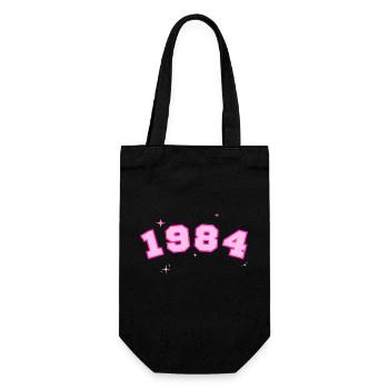 1984 rose étoile - Sac à bouteille - noir - Devant