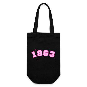 1963 rose étoile - Sac à bouteille - noir - Devant