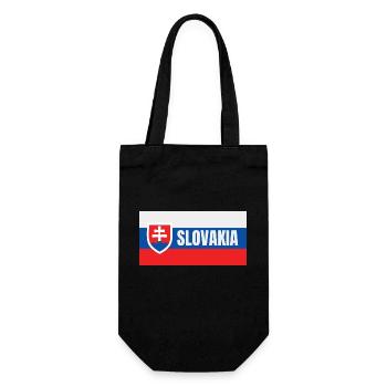 Drapeau slovaque - Sac à bouteille - noir - Devant