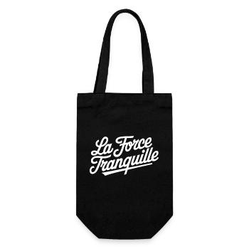 La force tranquille - Sac à bouteille - noir - Devant