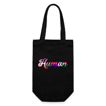 Human rights lgbtq equality gender - Gift Bag for Bottles - black - Front