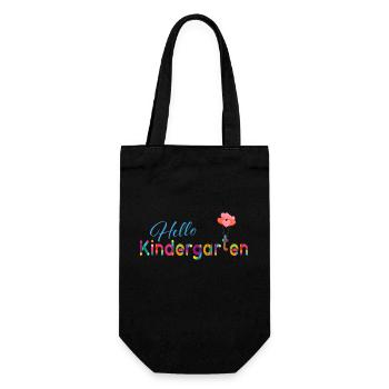 Hello Kindergarten - Geschenkbeutel für Flaschen - Schwarz - Vorne