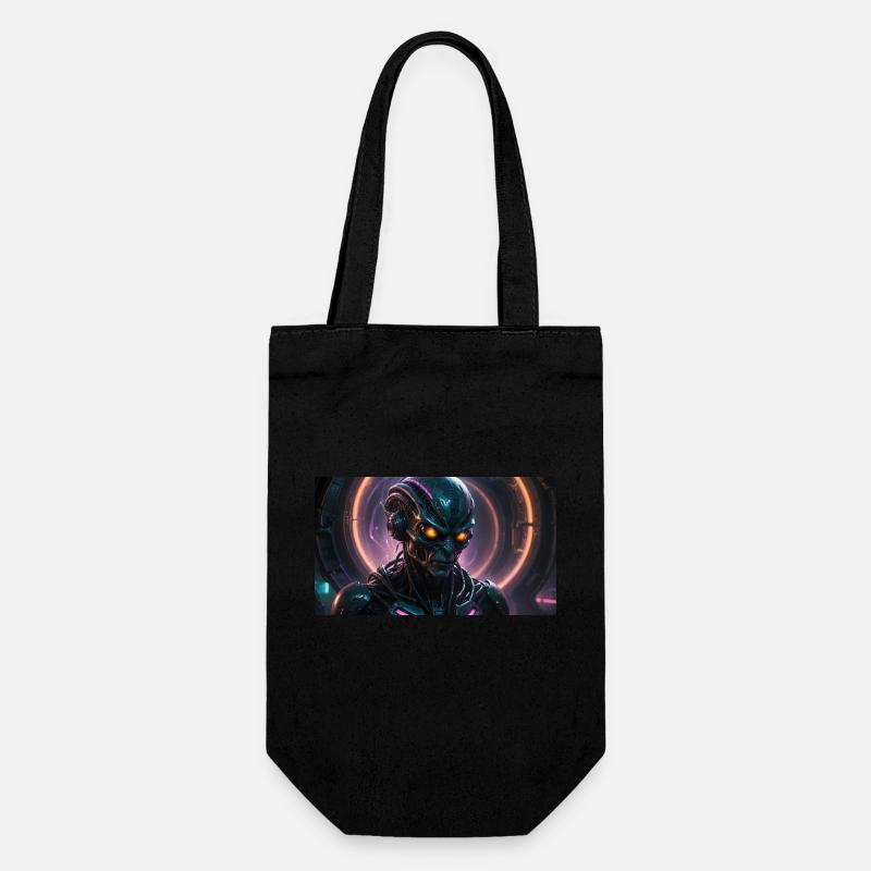Alien 2 - Geschenkbeutel für Flaschen - Schwarz