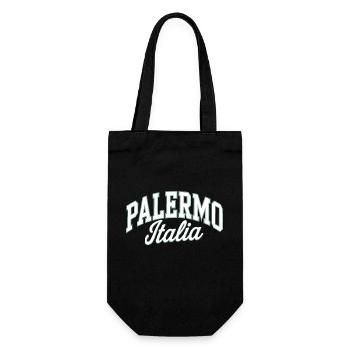Palermo - Italien - Geschenkbeutel für Flaschen - Schwarz - Vorne