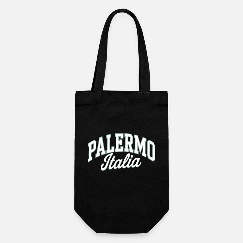 Palermo - Italia - Gift Bag for Bottles - black