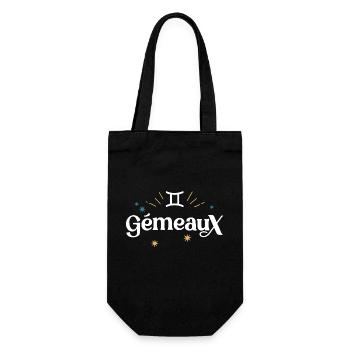 Gémeaux - Sac à bouteille - noir - Devant