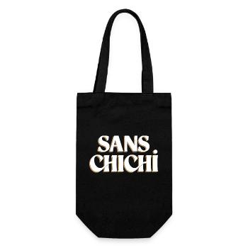 Sans chichi - Sac à bouteille - noir - Devant
