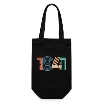 1941 vintage rétro - Sac à bouteille - noir - Devant