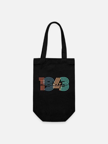 1943 vintage rétro - Sac à bouteille - noir