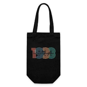 1933 vintage rétro - Sac à bouteille - noir - Devant
