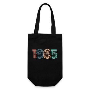 1965 vintage rétro - Sac à bouteille - noir - Devant