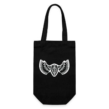 The Mystical Winged Ancient Shield - Gift Bag for Bottles - black - Front