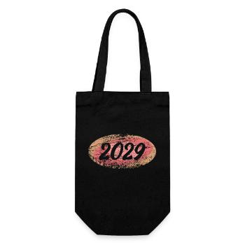 2029 - Geschenkbeutel für Flaschen - Schwarz - Vorne