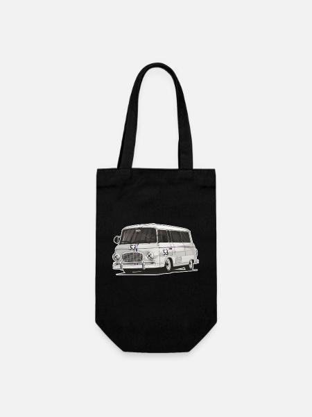 Barkas B1000 // Illustration - Geschenkbeutel für Flaschen - Schwarz
