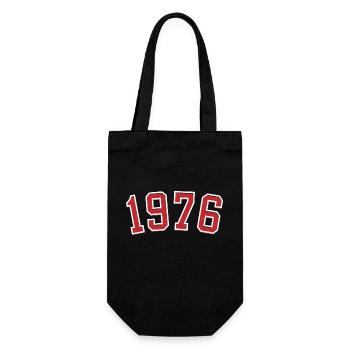 Sport year of birth 1976 - Gift Bag for Bottles - black - Front
