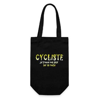 Bicycle bicycles bicycle bicycle bike biker mtb 4 - Gift Bag for Bottles - black - Front