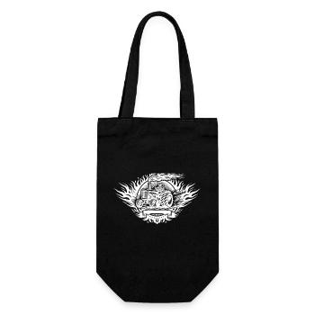 Tractor Pulling Logo - Gift Bag for Bottles - black - Front