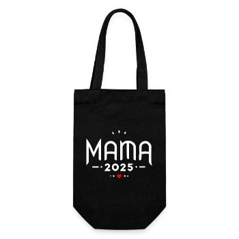 Mama 2025 - Gift Bag for Bottles - black - Front