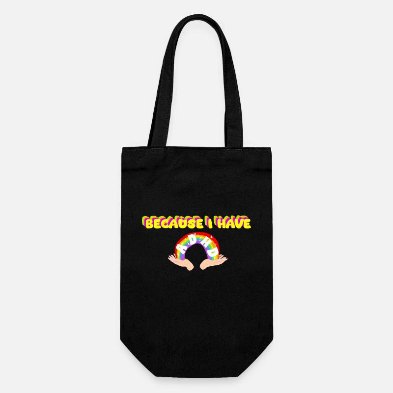 Neurodivergent Queen - Sac à bouteille - noir