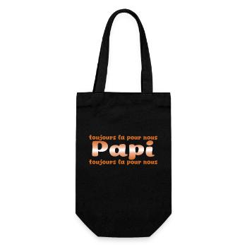 GRANDPA DAD GRANDPA HUMOR GRANDPA JOKE 11 - Gift Bag for Bottles - black - Front