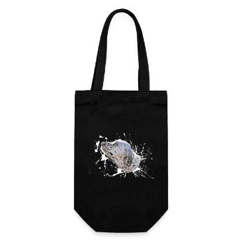 Dog - Gift Bag for Bottles - black - Front