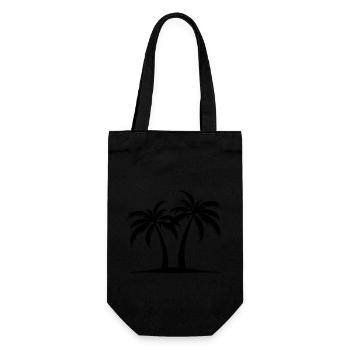 Palm Island - Gift Bag for Bottles - black - Front