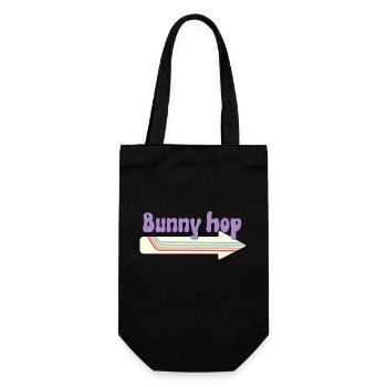 Bunny hop - Gift Bag for Bottles - black - Front